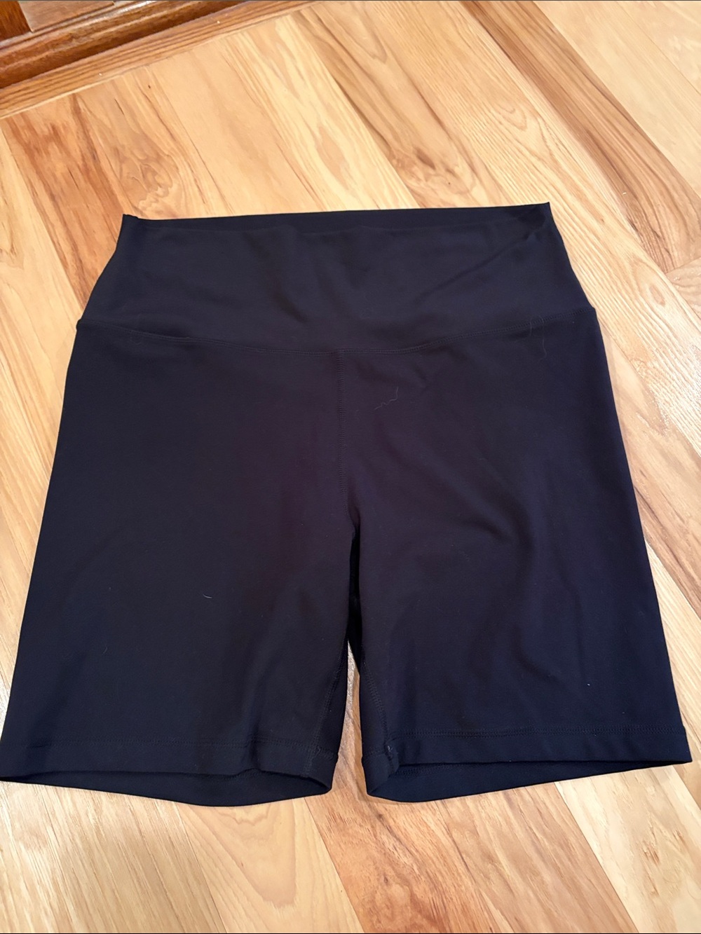 90 Degree By Reflex Black High-Rise Performance Bike Shorts